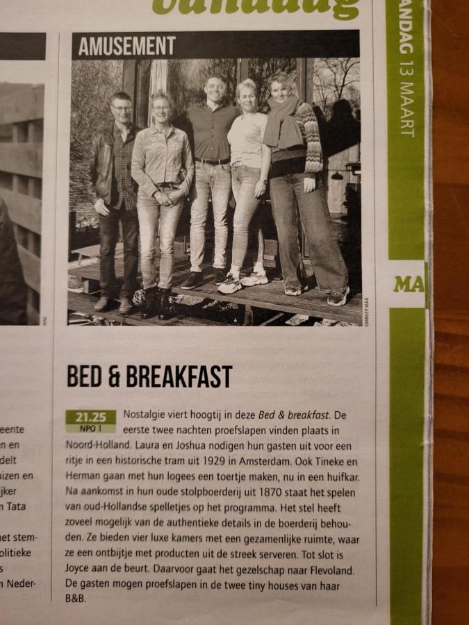 B & B De Tocht Berkhout Exterior photo